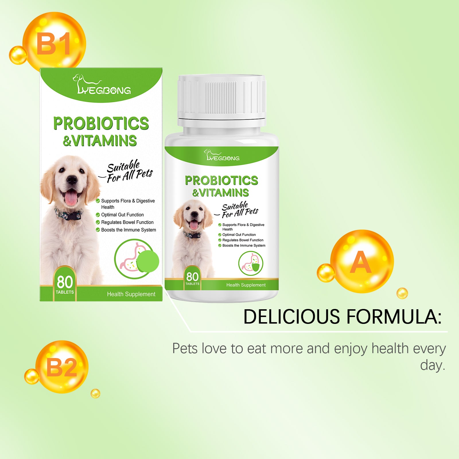 Probiotici per Cani e Gatti – Digestione e Difese Naturali