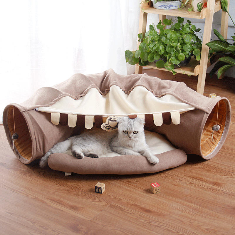 Tunnel Gioco per Gatti Pieghevole